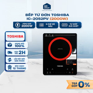 Bếp Điện Từ Đơn Toshiba IC-20S2PV 2000W - Hàng Chính Hãng