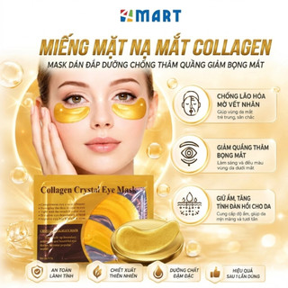 Mặt nạ mắt làm mờ quầng thâm mắt Collagen Crystal Eyes, dưỡng làm giảm nếp nhăn, bọng mắt.