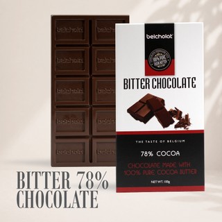 Thanh Socola Đen Belcholat 78% 100g – Bitter Chocolate Đậm Vị Cacao, Ít Ngọt, Socola Cao Cấp L2
