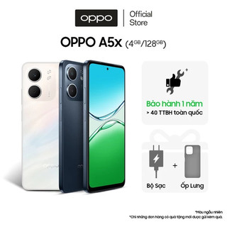 [SALE SỐC] Điện thoại OPPO A5x 4GB/128GB có NFC, nhân bản ứng dụng - Hàng chính hãng
