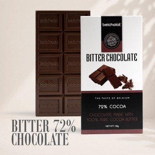 Socola Thanh Đen 72% Cacao 100g Bitter Socola Belcholat Đậm Vị Cacao Quà Tặng Chocolate Cao Cấp L2