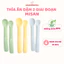 Thìa ăn dặm Misan silicon dẻo an toàn, Thìa ăn dặm silicon cho bé từ 4 tháng chịu nhiệt dễ sử dụng