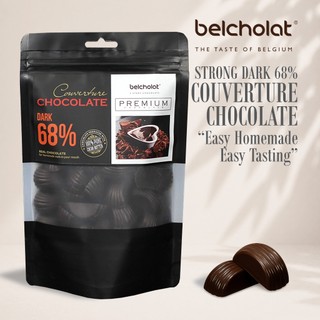 Túi Socola Đen 68% Cacao Couverture đậm cacao Làm Bánh Ganache Bonbon Phủ Bánh Nhúng Dâu L2