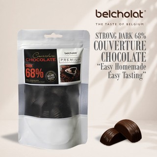 Túi Socola Đen 68% Cacao Couverture đậm cacao Làm Bánh Ganache Bonbon Phủ Bánh Nhúng Dâu L2