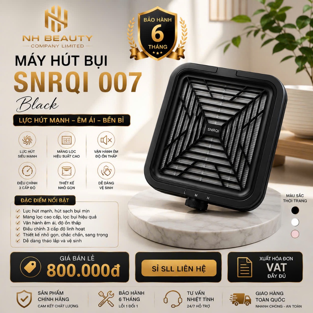 Máy hút bụi móng cao cấp, Hút Bụi SNRQI Chính hãng,máy hút bụi WL007 Máy hút bụi 120W chính hãng T8