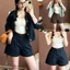 Quần Short Jean Nữ Cạp Cao Hari Chất Denim Đẹp Tôn Dáng Phong Cách Trẻ Trung