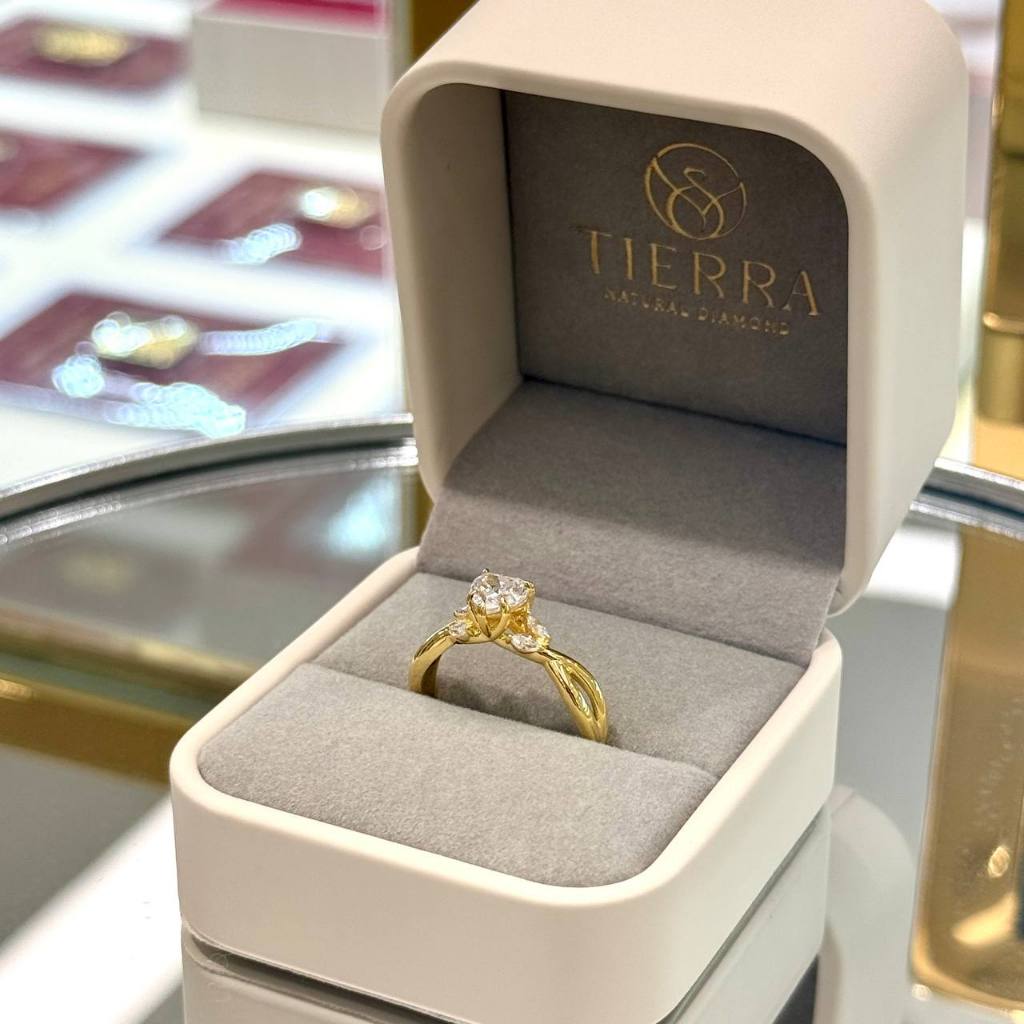[CHAT TRƯỚC KHI ĐẶT] Nhẫn Cầu Hôn Chloe NCH8408 Vàng 14K/ 18K Tấm CZ, Viên Chủ Trái Tim, Thiết Kế Bắt Mắt Hiện Đại
