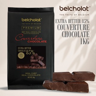 Socola Đen Couverture Belcholat Extra Bitter 85% Cacao 100% Bơ Cacao Làm Bánh Ganache Bonbon