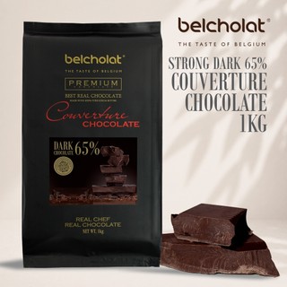 Socola Đen Couverture Belcholat Strong Dark 65% Cacao 100% Bơ Cacao Ganache Bonbon L2