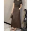 𝗖𝗮𝗶𝗹𝘆 𝗟𝗶𝗻𝗲𝗻 - Chân Váy linen xẻ sau