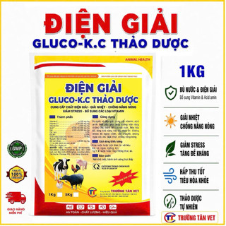 Điện Giải  - GLUCO-K.C THẢO DƯỢC Bù Nước, CÂN Bằng Điện Giải Chống Nóng, Giải Nhiệt