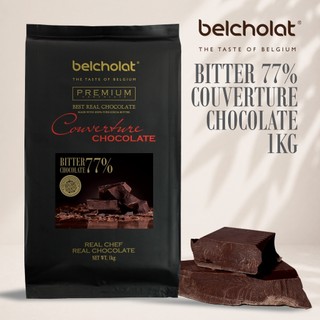 Socola Đen Couverture Belcholat Bitter 77% Cacao 100% Bơ Cacao Làm Bánh Ganache Bonbon L2
