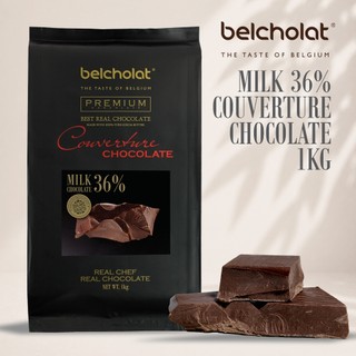 Socola Sữa Couverture Belcholat 36% Cacao 100% Bơ Cacao Làm Bánh Ganache Bonbon Phủ Bánh L2