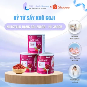Kỷ tử đó sấy khô, kỷ tử hữu cơ cao cấp GOJI Berries nhập khẩu Hàn Quốc tự nhiên không phẩm màu dưỡng nhan bổ gan bổ máu