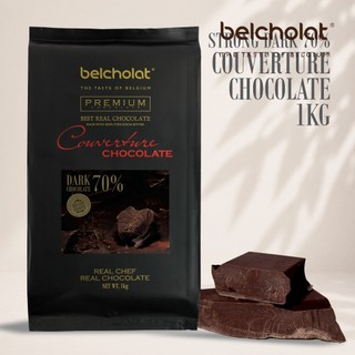 Socola Couverture Belcholat Strong Dark 70% Cacao 100% Bơ Cacao Làm Bánh Phủ Bánh Ganache Bonbon L2