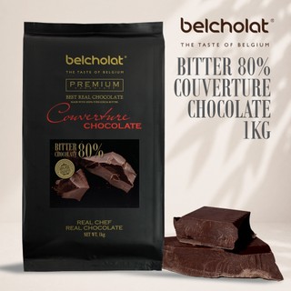 Socola Đen Couverture Belcholat Bitter 80% Cacao 100% Bơ Cacao Làm Bánh Ganache Bonbon L2