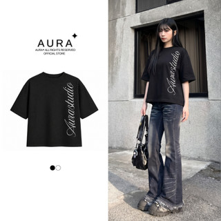 Áo thun Aura✦ PULL form BOXY Tee 100% Cotton Unisex T-shirt