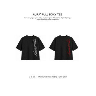 Áo thun Aura✦ PULL form BOXY Tee 100% Cotton Unisex T-shirt