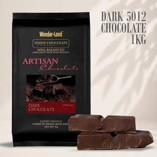 Socola Đen Compound Wonder-Land 5012 Vị Cacao Đậm đà đắng dịu Làm Bánh Phủ Bánh Tạo Hình Chocolate L2