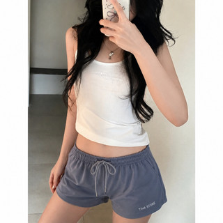 Quần Đùi Nữ Có Túi Cạp Chun Dây Rút Vải Si Mềm Mát Form Rộng Năng Động Dễ Phối Đồ