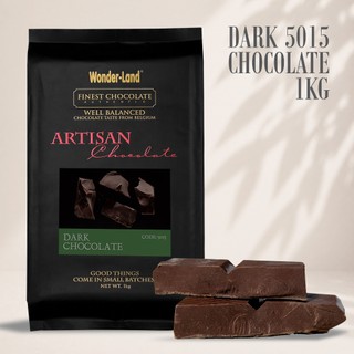 Socola Đen Compound Wonder-Land 5015 Vị Cacao Đậm đà đắng rõ Làm Bánh Phủ Bánh Tạo Hình Chocolate