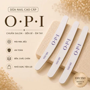 Dũa Nail OPI 100/180 Cao Cấp Dũa Cong/Dũa Thẳng/Dũa Chữ D Tạo Form Móng Chuyên Dụng Nail - ND2