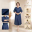 Set Đồ Lụa Công Sở Nữ ZEYRA Cổ Sơ Mi Tay Ngắn Dập Ly Sang Trọng Thanh Lịch - Đầm Dáng Xòe Plissé Tôn Dáng [Nhiều Màu]