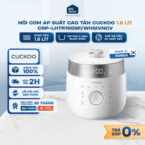 Nồi Cơm Áp Suất Cao Tần Cuckoo CRP-LHTR1009F/WHSIVNCV 1.8L - Hàng Chính Hãng