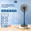 Quạt Cây Hitachi LF-A6RCGN 55W Màu Xám Có Điều Khiển - Hàng Chính Hãng