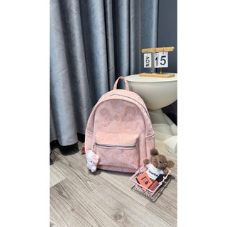 [LM2583] Balo Da Nhung Thỏ Tai Dài Hello Kitty Thêu Hình Đi Học Size 40 Tặng Kèm Móc Charm Kitty Cho Học Sinh Sinh Viên