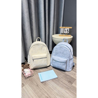 [LM2583] Balo Da Nhung Thỏ Tai Dài Hello Kitty Thêu Hình Đi Học Size 40 Tặng Kèm Móc Charm Kitty Cho Học Sinh Sinh Viên