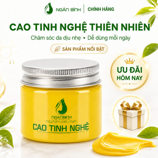 [TẶNG CỌ/QUE] Cao tinh nghệ Ngân Bình đắp mặt - Chất kem từ 2013 giảm mụn, mờ thâm