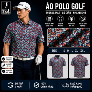 Áo Golf polo  họa tiết kẻ ngang. chất thun lạnh thấm hút mồ hôi , không nhăn, co dãn bốn chiều