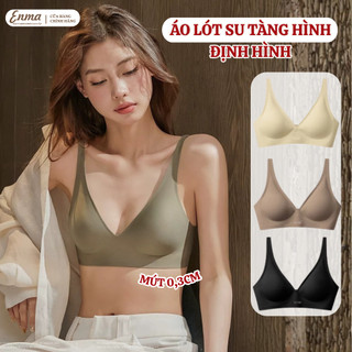 Áo Lót Đúc Su Tàng Hình Hai Dây Mút Mỏng Không Gọng Che Ngấn Lưng Chống Xệ Định Hình Ngực BRA21