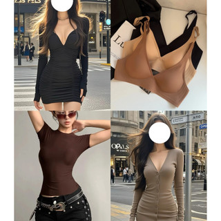 Áo Lót Đúc Su Tàng Hình Hai Dây Mút Mỏng Không Gọng Che Ngấn Lưng Chống Xệ Định Hình Ngực BRA21