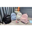Balo Da Nhung in Chấm Bi Cdiktod Đi Học Size 40 Tặng Kèm Móc Charm Kitty Dễ Thương Cho Học Sinh Sinh Viên