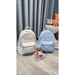 [LM2584] Balo Da Nhung in Chấm Bi Cdiktod Đi Học Size 40 Tặng Kèm Móc Charm Kitty Dễ Thương Cho Học Sinh Sinh Viên