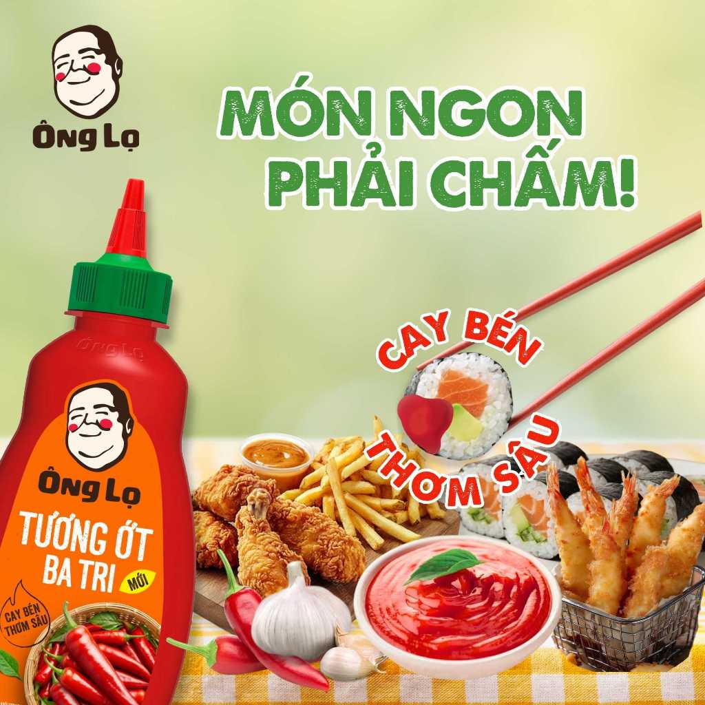 Tương Ớt Ba Tri Ông Lọ Chai 250G - Hành Trình Đặc Sản