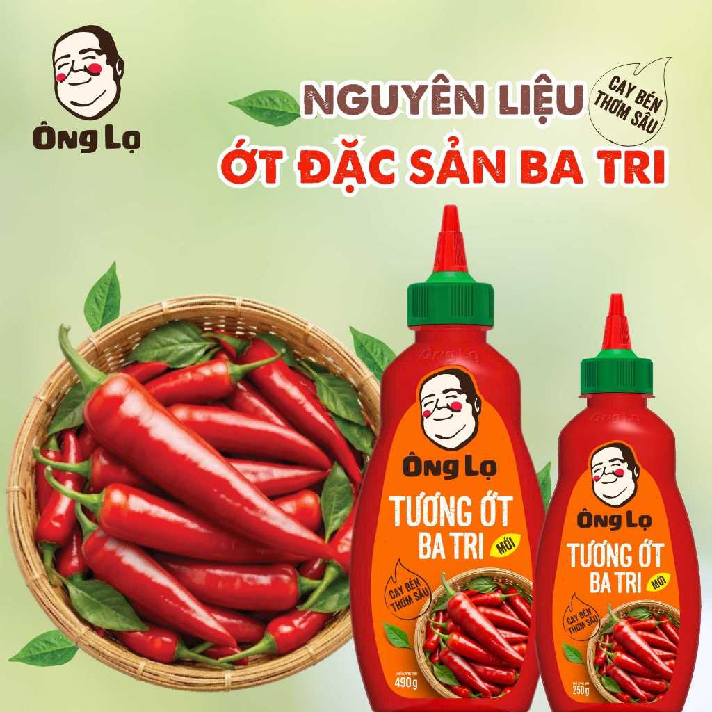 Tương Ớt Ba Tri Ông Lọ Chai 250G - Hành Trình Đặc Sản