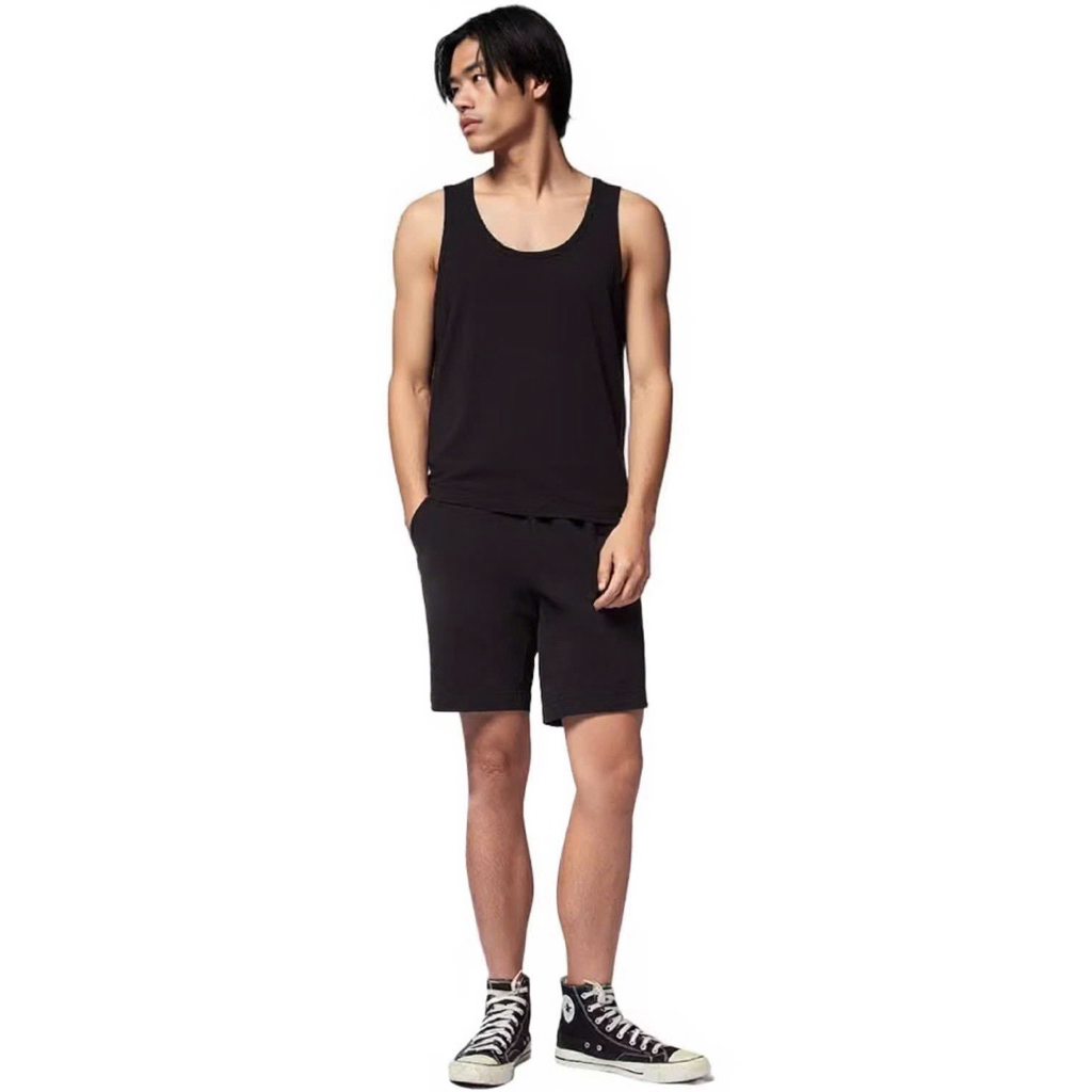 Áo ba lỗ tank top Giordano Cotton xuất dư