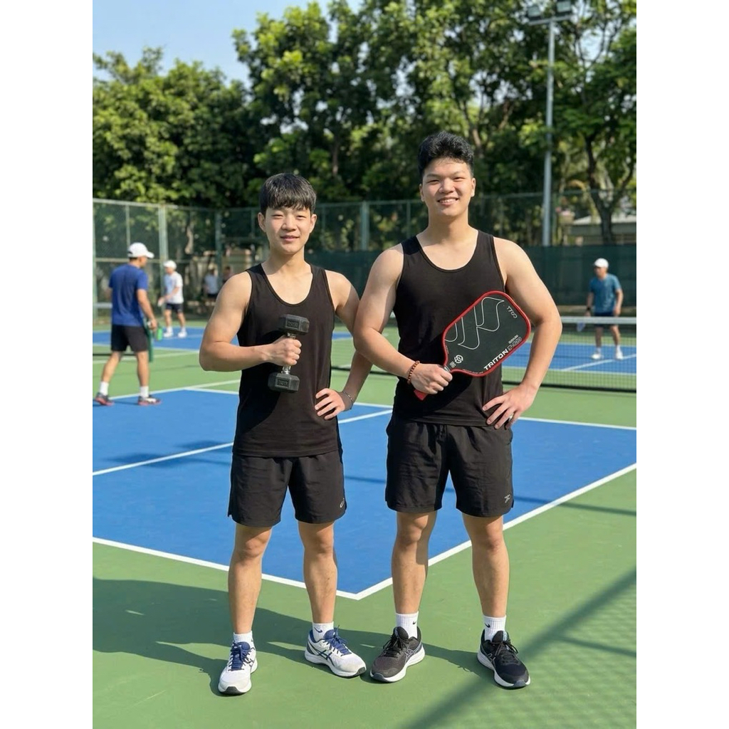 Áo ba lỗ tank top Giordano Cotton xuất dư