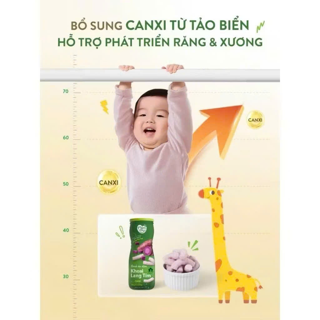 Bánh Ăn Dặm Hũ Mămmy Vị Trái Cây Và Rau Củ Hỗ Trợ Tiêu Hóa Cho Bé Từ 6M+.