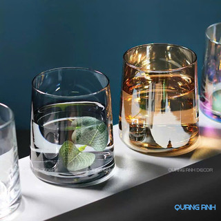 SET 6 Ly Thủy Tinh CHIVAS Dáng Trụ Miệng Tròn Cao Cấp | Ly Thủy Tinh Đẹp Chuyên Dụng Cho Quán Bar
