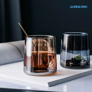 SET 6 Ly Thủy Tinh CHIVAS Dáng Trụ Miệng Tròn Cao Cấp | Ly Thủy Tinh Đẹp Chuyên Dụng Cho Quán Bar