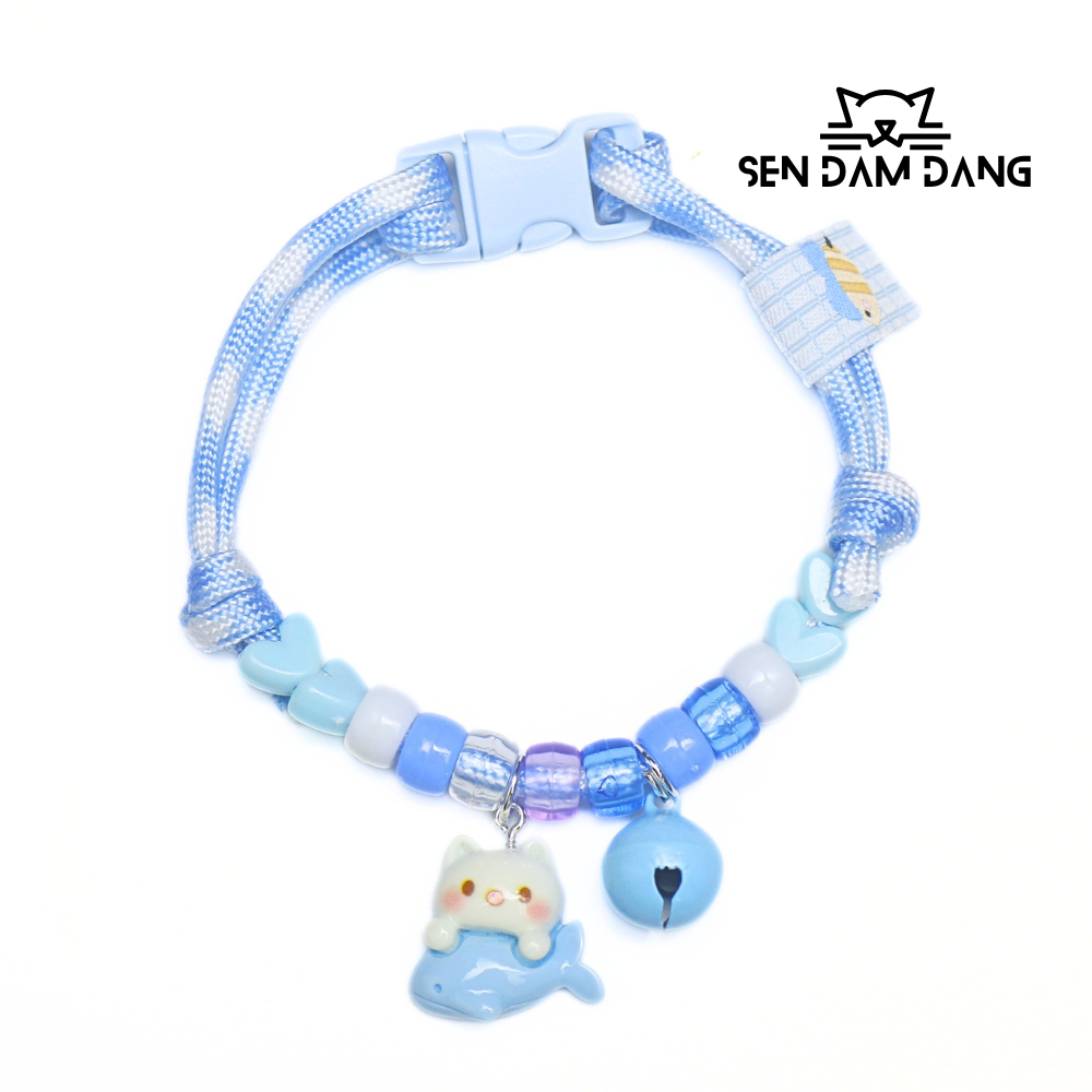 Vòng Cổ Dây Dù Cho Cún Mèo Size 20-28cm (2-4kg)