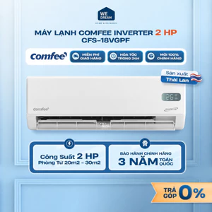 Máy Lạnh Comfee Inverter 2.0 HP CFS-18VGPF | Kết Nối Wifi AI Cool | Hàng Chính Hãng