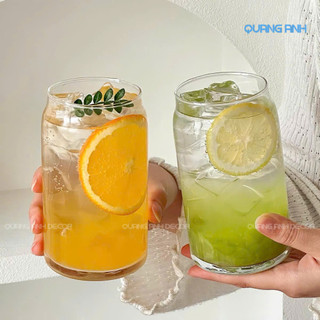 SET 6 Ly Thủy Tinh Chịu Nhiệt Họa Tiết LON COCA 480ML | Thiết Kế Phong Cách Hiện Đại Đậm Chất RETRO
