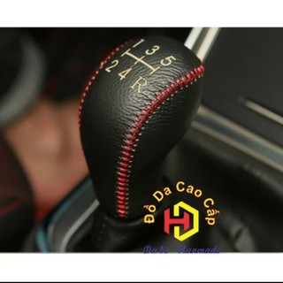 [UY TÍN] Bọc cần số phanh tay các dòng xe Toyota số sàn, tự động bằng da thật khâu thủ công