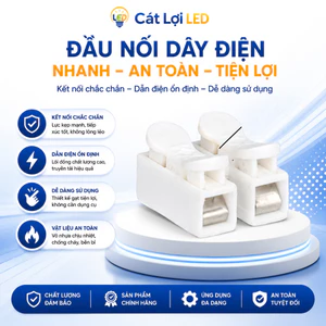 Combo 50 100 Cái Kẹp Nối Dây CH2 Đôi An Toàn, Chống Cháy Nổ Hiệu Quả, Mối Nối Đẹp, Gọn Gàng