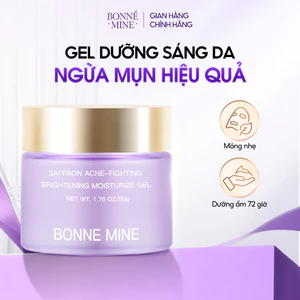 Gel Dưỡng Ẩm BONNE MINE 5X Ceramide Dưỡng Ẩm Suốt 72 Giờ, Hỗ Trợ Ngừa Mụn, Giúp Da Căng Mịn 50g